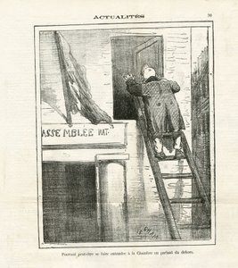 Illustratie van Cham (1819-1879) in Le Charivari