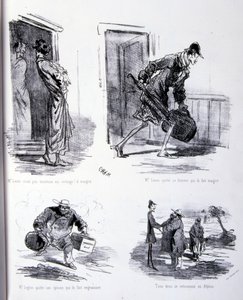 Illustratie voor De kunst van het vetmesten en afvallen door Amédée de Noé