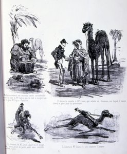Illustratie voor De kunst van het vetmesten en afvallen door Amédée de Noé