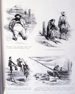 Illustratie voor De kunst van het vetmesten en afvallen door Amédée de Noé