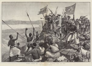Eerste Uitzicht op het Albert Nyanza Meer, 13 december 1887