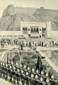 Generaal Roberts leest zijn proclamatie in Kabul, 12 oktober 1879 door Amedee Forestier