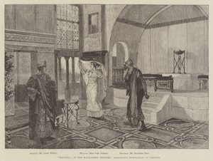 Hypatia, in het Haymarket Theatre, Issachar