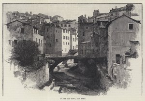 In de oude stad, San Remo