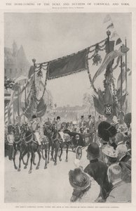 De Thuiskomst van de Hertog en Hertogin van Cornwall en York