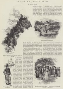 De zwerver weer op pad, door Mark Twain