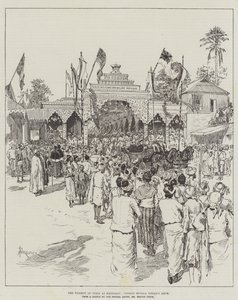 De Onderkoning van India in Mandalay, langs de Boog van Moolla Ismail