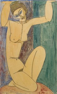 Frans:  Cariatide door Amedeo Modigliani