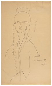 Jeanne Hébuterne door Amedeo Modigliani
