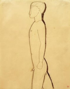 Man in profiel
