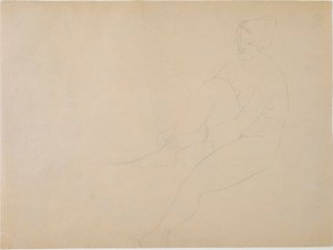 Naakt door Amedeo Modigliani