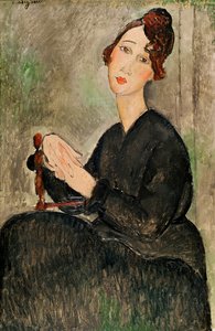 Portret van Dedie Hayden, 1918