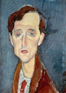 Portret van Franz Hellens, 1919