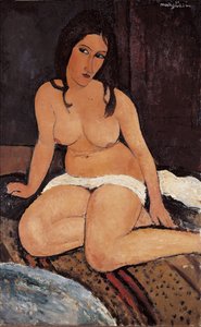 Zittende Naakt, 1917