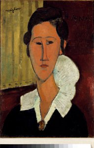 Vrouw met de Kraag of Portret van Anna Zborowska