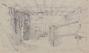 Binnen in een Stal, ca. 1810