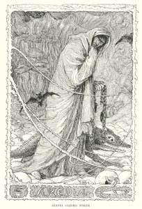 Akedia gleed voort (gravure) door Amelia M. (attr.to) Bowerley or Bauerle