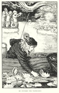 Hij plukte de waterlelie door Amelia M. (attr.to) Bowerley or Bauerle