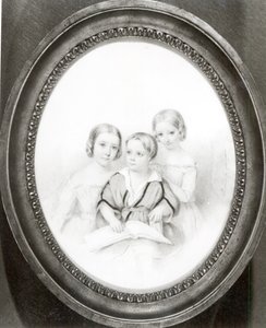 Blandine (b.1835), Cosima (b.1837) en Daniel (b.1839), kinderen van Marie d