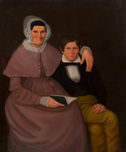 Portret van Hannah en Joseph Cresswell door American