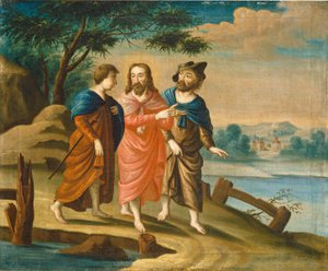 Christus op de Weg naar Emmaüs
