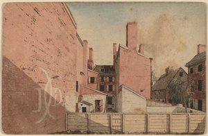 Een Uitzicht vanuit een Oostelijk Raam in het Oude Suikerhuis, No.3 Norris