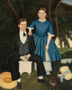 Broer en Zus door American 19th Century
