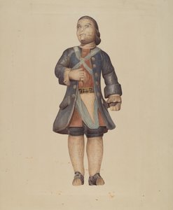 Billethead Soldaat door American 20th Century