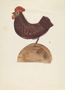 Gesneden Vogel door American 20th Century