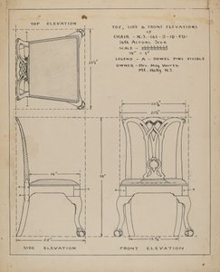 Stoel door American 20th Century