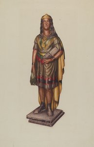 Indiase figuur door American 20th Century