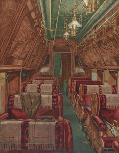 Interieur van Pullman Coach, 1888