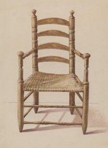 Ladderrugstoel door American 20th Century