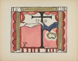 Plaat 14: Hoofdaltaarstuk, Chimayo: Uit Portfolio "Spaanse Koloniale Ontwerpen van New Mexico"