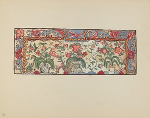 Schilderij op Buckskin: Uit Portfolio "Spaanse Koloniale Ontwerpen van New Mexico"