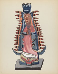 Plaat 31: Onze-Lieve-Vrouw van Guadalupe: Uit Portfolio "Spaanse Koloniale Ontwerpen van New Mexico" door American 20th Century
