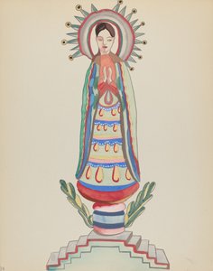 Plaat 34: Onze Lieve Vrouw van Licht: Uit Portfolio "Spaanse Koloniale Ontwerpen van New Mexico"
