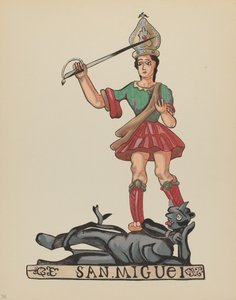 Plaat 38: Sint Michaël: Uit portfolio 