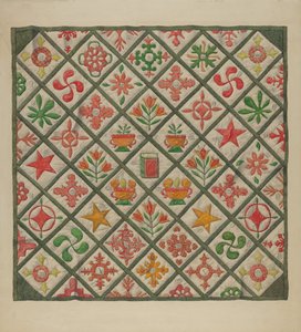 Quilt door American 20th Century