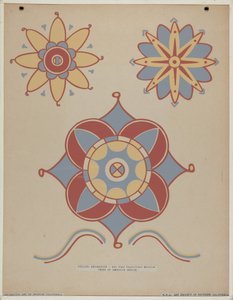 San Juan Capistrano Missie Plafonddecoratie uit de portfolio "Decoratieve Kunst van Spaans Californië"