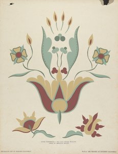 San Luis Obispo Missie Altaar Tabernakel Uit het portfolio "Decoratieve Kunst van Spaans Californië"