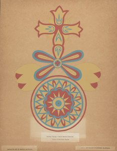 Santa Barbara Missie Deurontwerp uit het portfolio "Decoratieve Kunst van Spaans Californië"
