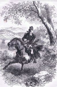 Ontsnapping van Benedict Arnold, illustratie uit Cassells Geschiedenis van de Verenigde Staten uitgegeven door Cassell, Petter & Galpin, c.1900