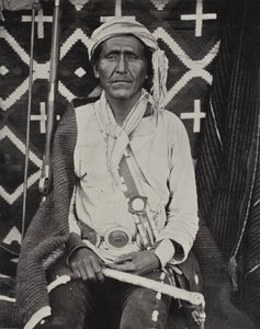 Een Navajo-indiaan door American Photographer (after)