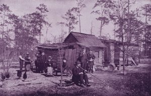 Een kamp van tuberculosepatiënten, nabij Lake Worth, Florida