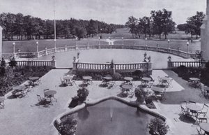 Chicago: Garden Court, Olympia Fields Golf Club door American Photographer (after)
