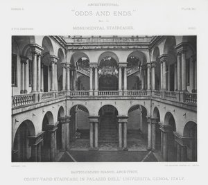 Binnenplaats Trap in Palazzo Dell