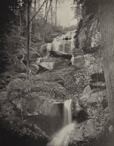 Fall Creek Cascade, North Carolina (zwart-wit foto) door American Photographer (after)
