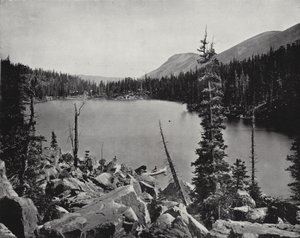 Groen Meer, Colorado (zwart-wit foto)