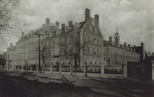 Harvard Universiteit: Smith Halls (zwart-wit foto) door American Photographer (after)